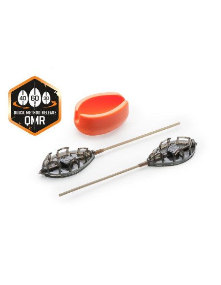 Set Mivardi Method Feeder Quick Change QMR Grip Long XL + mould, 50g, 60g Set Mivardi Method Feeder Quick Change QMR Grip Long XL + mould, 50g, 60g