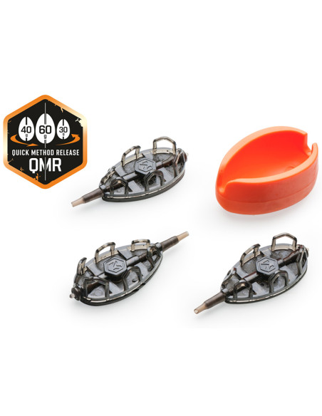 Set Mivardi Method Feeder Quick Change QMR Grip L + mould, 30g, 40g, 50g Set Mivardi Method Feeder Quick Change QMR Grip L + mould, 30g, 40g, 50g