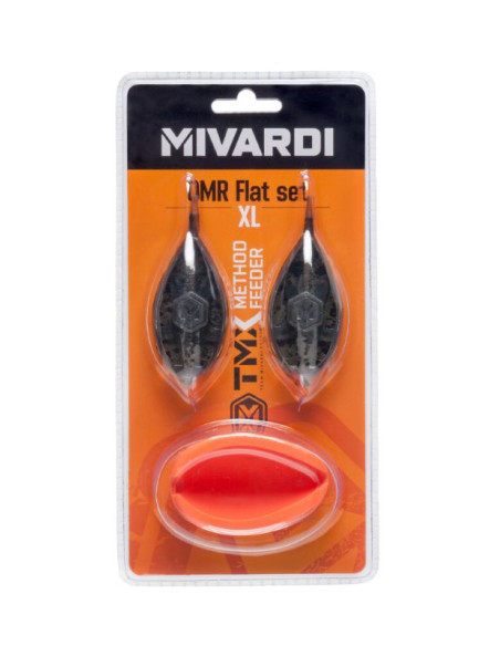 Set Mivardi Method Feeder Quick Change QMR Flat XL + mould, 50g, 60g Set Mivardi Method Feeder Quick Change QMR Flat XL + mould, 50g, 60g
