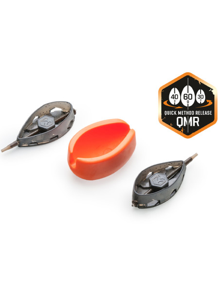 Set Mivardi Method Feeder Quick Change QMR Flat XL + mould, 50g, 60g Set Mivardi Method Feeder Quick Change QMR Flat XL + mould, 50g, 60g