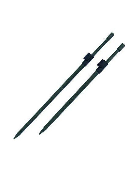 Pichet Telescopic Filfishing Aluminiu Bank Stick Cu Cap Burghiu, 50+30cm