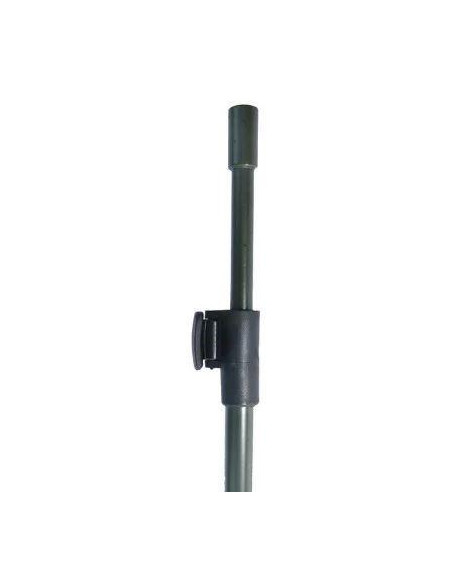 Pichet Telescopic Filfishing Aluminiu Bank Stick Cu Cap Burghiu, 50+30cm