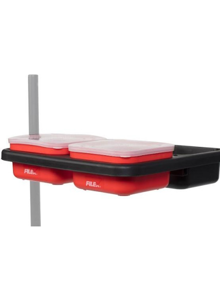Tava Laterala Filfishing Feeder Cu 2 Cutii, 37x37x8cm Tava Laterala Filfishing Feeder Cu 2 Cutii, 37x37x8cm