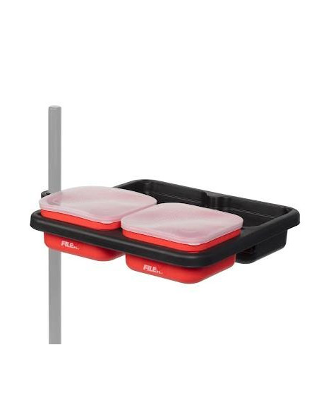 Tava Laterala Filfishing Feeder Cu 2 Cutii, 37x37x8cm Tava Laterala Filfishing Feeder Cu 2 Cutii, 37x37x8cm