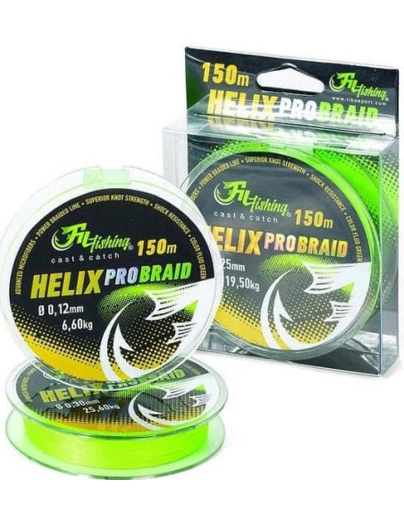 Fir Textil Filfishing Helix Spinning Fluo Braid, 150m Fir Textil Filfishing Helix Spinning Fluo Braid, 150m