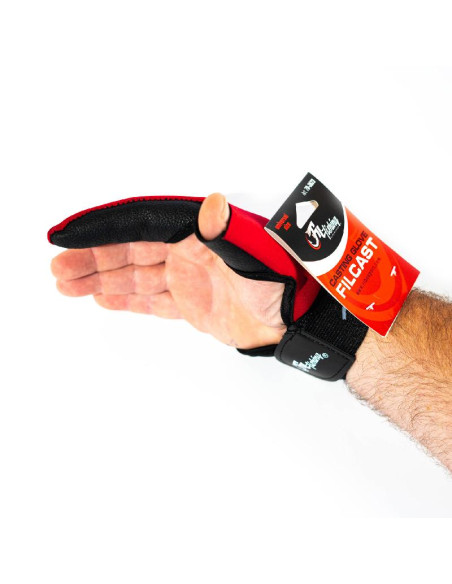 Degetar Filfishing Neopren, Black/red