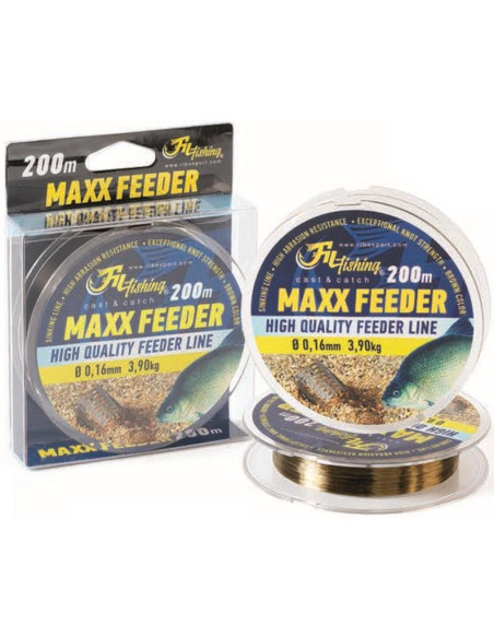Fir Monofilament Filfishing Max Feeder, 200m Fir Monofilament Filfishing Max Feeder, 200m