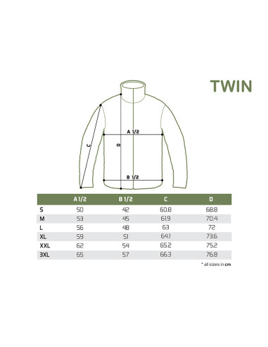 Jachetă Fleece cu Fermoar Delphin TWIN