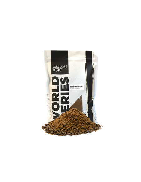 Benzar Mix World Series Groundbait, Spicy Fishmeal, 800g Benzar Mix World Series Groundbait, Spicy Fishmeal, 800g