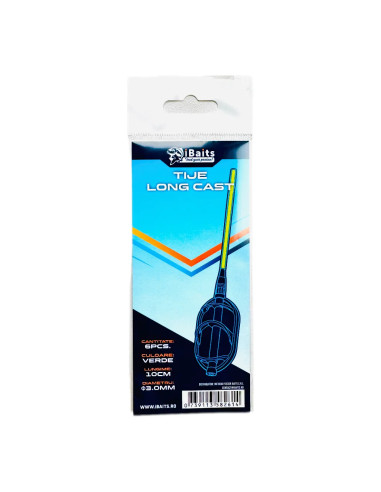 Tije Long Cast iBaits Verde, 10 cm (3mm)