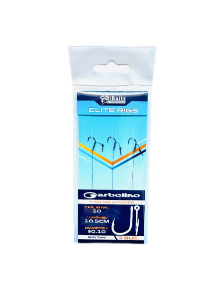 Carlige Legate iBaits Elite Rigs Spin, 7mm (3 buc/plic) Carlige Legate iBaits Elite Rigs Spin, 7mm (3 buc/plic)