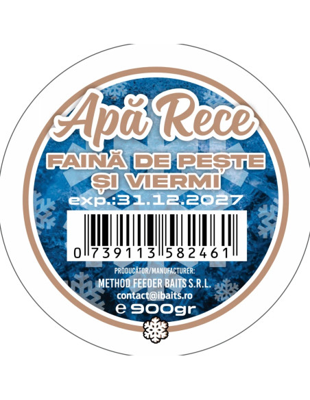 Nada Apa Rece IBaits Faina de Peste si Viermi, 900g