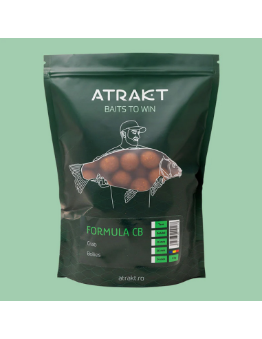 Boilies de Nadit Atrakt Formula CB, Crab, Solubil, 1kg