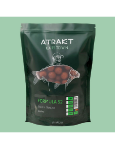 Boilies de Nadit Atrakt Formula S2, Squid & Strawberry, Solubil, 1kg