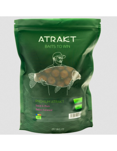 Boilies de Nadit Atrakt Premium, Squid & Plum, Tare, 1kg