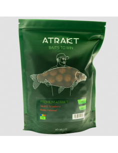 Boilies de Nadit Atrakt Premium, Squid & Strawberry, Tare, 1kg