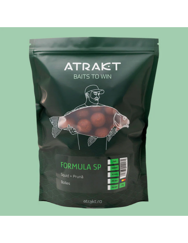 Boilies de Nadit Atrakt Formula SP, Squid & Plum, Solubil, 1kg