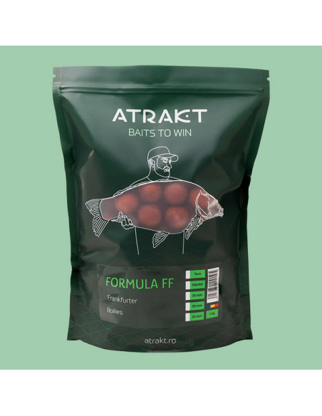 Boilies de Nadit Atrakt Formula FF, Frankfurter, Solubil, 1kg Boilies de Nadit Atrakt Formula FF, Frankfurter, Solubil, 1kg