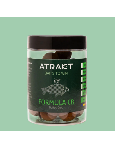 Boilies de Carlig Atrakt Formula CB, Crab, Solubil, 160g