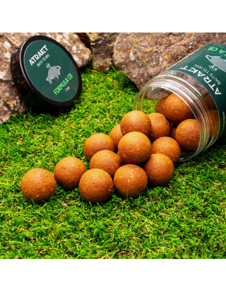 Boilies de Carlig Atrakt Formula CB, Crab, Solubil, 160g Boilies de Carlig Atrakt Formula CB, Crab, Solubil, 160g