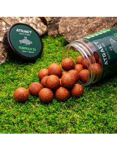 Boilies de Carlig Atrakt Formula S2, Squid & Strawberry, Solubil, 160g 2