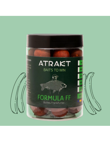 Boilies de Carlig Atrakt Formula FF, Frankfurter, Solubil, 160g