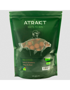 Boilies Atrakt Birdfood Wild Feed, Strawberry & Garlic, Tare, 5kg