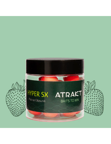Pop-Up Atrakt Hyper SX, Strawberry, 20g Pop-Up Atrakt Hyper SX, Strawberry, 20g