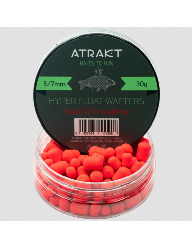 Wafters Atrakt Hyper Float, Squid & Strawberry, 30g