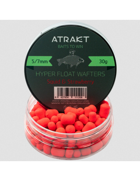 Wafters Atrakt Hyper Float, Squid & Strawberry, 30g