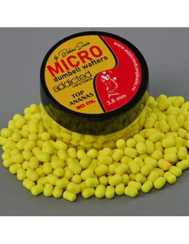 Micro Wafters Addicted Carp Baits, Ananas, 3.8mm, 30ml