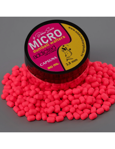 Micro Wafters Addicted Carp Baits, Capsuna, 3.8mm, 30ml