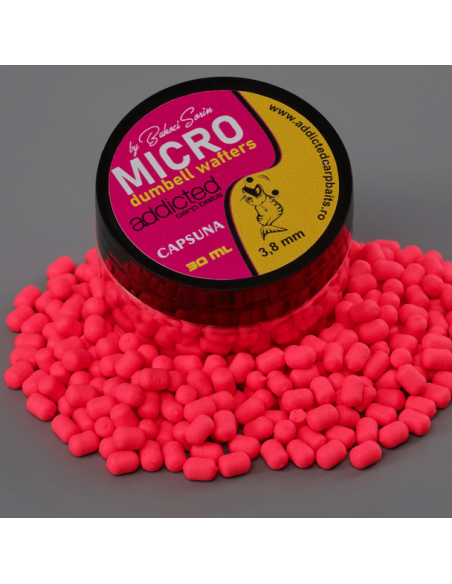Micro Wafters Addicted Carp Baits, Capsuna, 3.8mm, 30ml