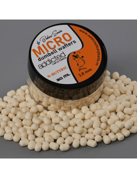 Micro Wafters Addicted Carp Baits, N-Butyric, 3.8mm, 30ml