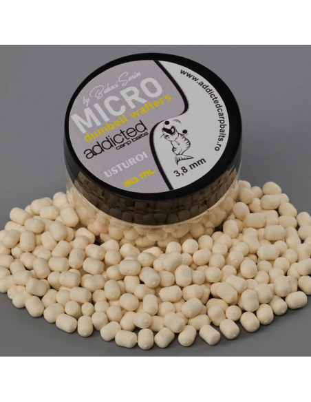 Micro Wafters Addicted Carp Baits, Usturoi, 3.8mm, 30ml Micro Wafters Addicted Carp Baits, Usturoi, 3.8mm, 30ml