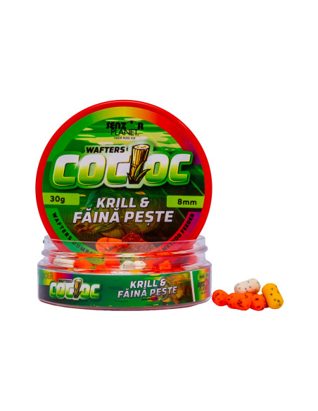 Wafters Dumbells Senzor Planet Cocioc, Krill & Faina Peste, 8mm, 30g Wafters Dumbells Senzor Planet Cocioc, Krill & Faina Peste, 8mm, 30g