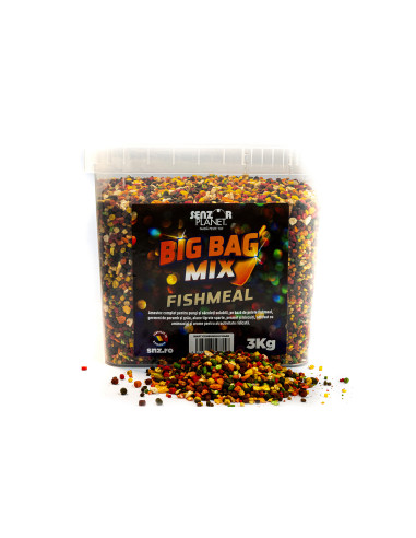 Pelete Senzor Planet Big Bag Mix, Fishmeal, 3kg