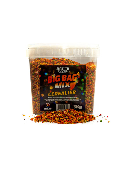 Pelete Senzor Planet Big Bag Mix, Cerealier, 3kg Pelete Senzor Planet Big Bag Mix, Cerealier, 3kg