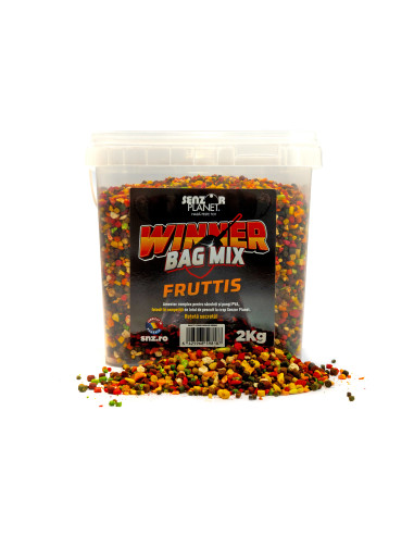 Pelete Senzor Planet Winner Bag Mix, Fruttis, 2kg