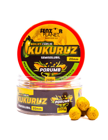 Boilies Pentru Carlig Senzor Planet Kukuruz, Porumb, 200g