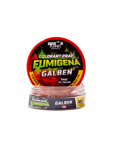 Colorant Senzor Planet Fumigena Praf Galben, 25g