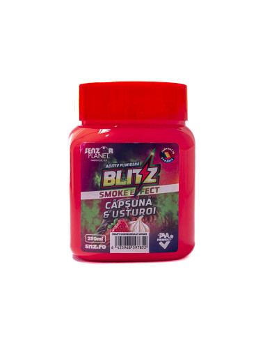 Aditiv Senzor Planet Blitz Fumigena, Capsuna & Usturoi, 250ml