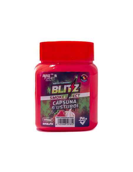 Aditiv Senzor Planet Blitz Fumigena, Capsuna & Usturoi, 250ml Aditiv Senzor Planet Blitz Fumigena, Capsuna & Usturoi, 250ml