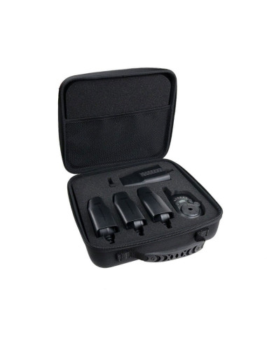 Set 4 Senzori + Statie Carp Pro Hastam Bite Alarm, Multicolor