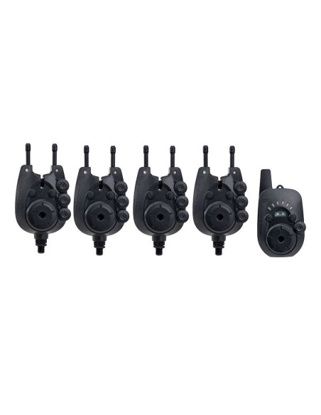Set 4 Senzori + Statie Carp Pro Hastam Bite Alarm, Multicolor Set 4 Senzori + Statie Carp Pro Hastam Bite Alarm, Multicolor