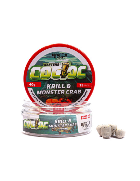Wafters Senzor Planet Cocioc Dumbells, Krill & Monster Crab, 12mm, 40g Wafters Senzor Planet Cocioc Dumbells, Krill & Monster Crab, 12mm, 40g