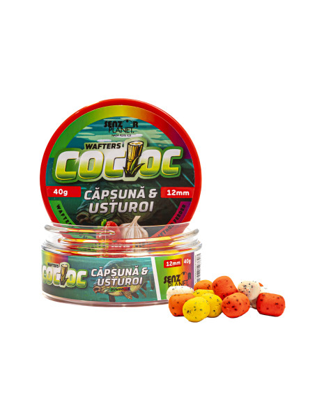 Wafters Senzor Planet Cocioc Dumbells, Capsuna & Usturoi, 12mm, 40g Wafters Senzor Planet Cocioc Dumbells, Capsuna & Usturoi, 12mm, 40g