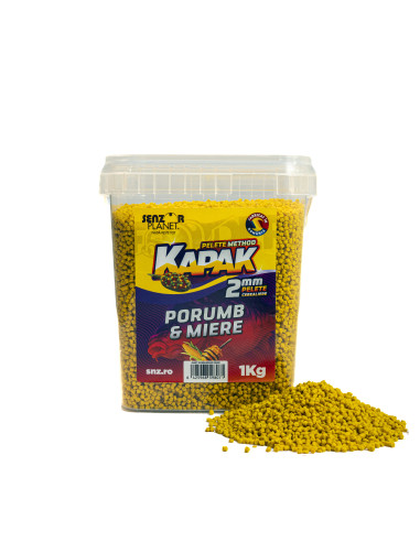 Pelete Cerealiere Senzor Planet Kapak, Porumb & Miere, 2mm, 1kg