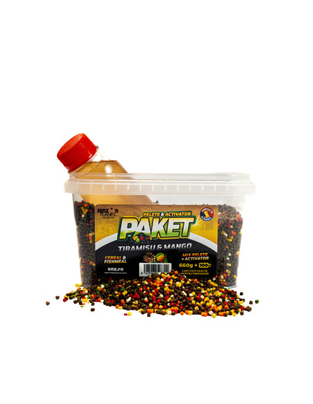 Mix Senzor Planet Paket Pelete Feeder Cereale & Fishmeal, 2mm, 660g + Activator Tiramisu & Mango, 100ml Mix Senzor Planet Paket Pelete Feeder Cereale & Fishmeal, 2mm, 660g + Activator Tiramisu & Mango, 100ml