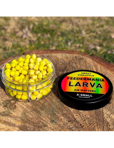 Wafters Feedermania Larva Air Two Tone XS, Sweet Pineapple, 6mm